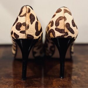 Cheetah print heels.